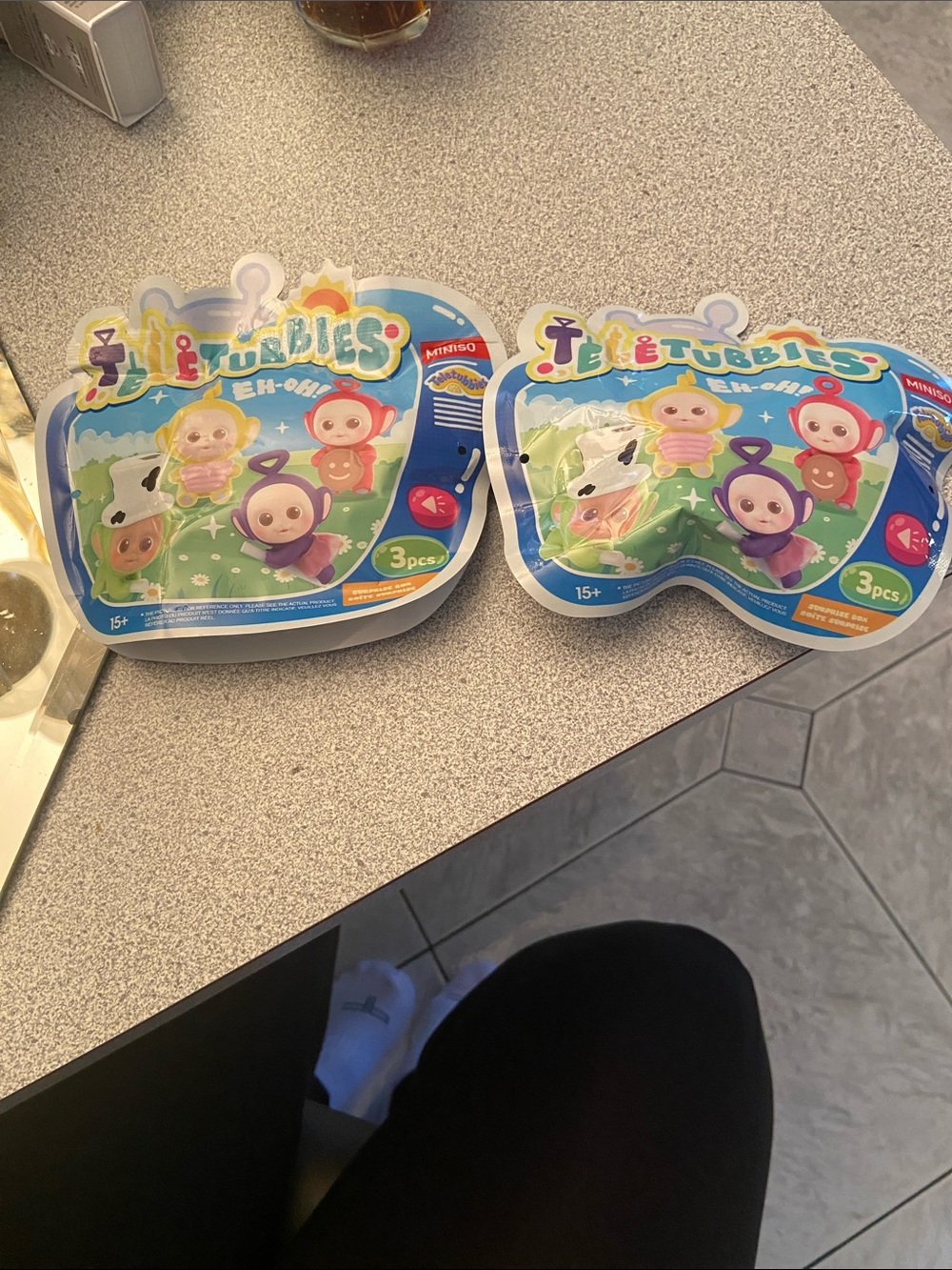 Mini Figures 3-Pack - Purple and Pink Teletubbies